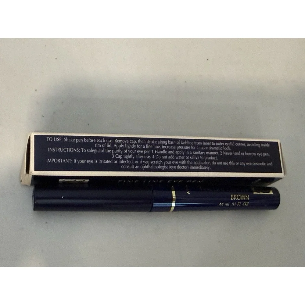 VTG Avon Makeup Lot True Color Powder Blush Brow Powder Fine Line Eye Pen NOS